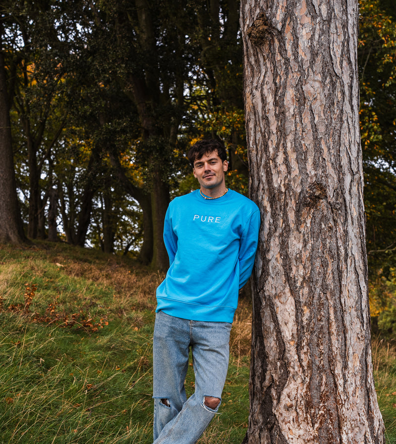 The Billow Sweatshirt - Aqua Blue