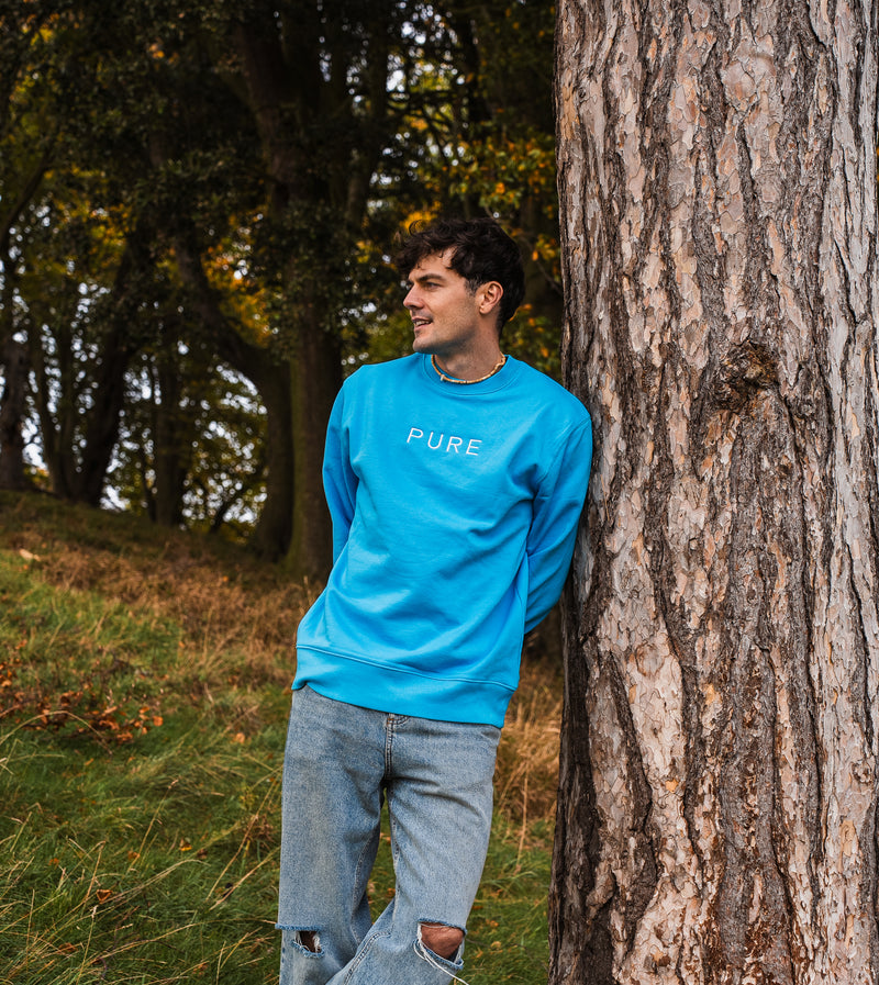 The Billow Sweatshirt - Aqua Blue